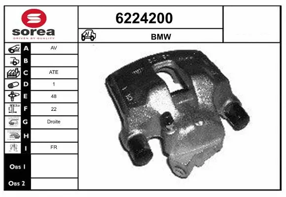 Brake Caliper (6224200)