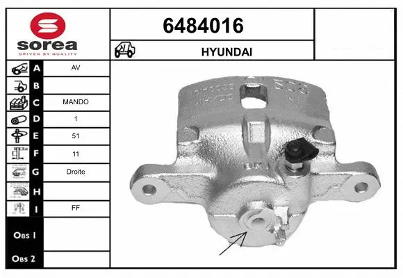 Brake Caliper (6484016)