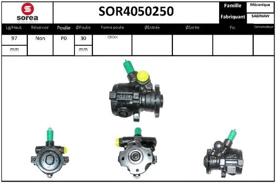 Hydraulic Pump, steering (SOR4050250)