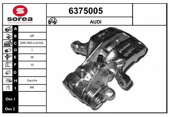 Brake Caliper (6375005)
