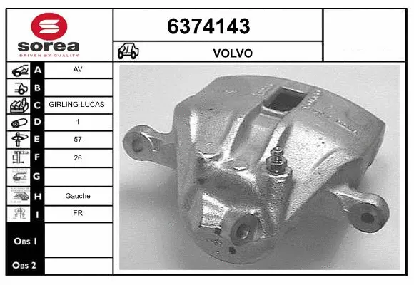 Brake Caliper (6374143)