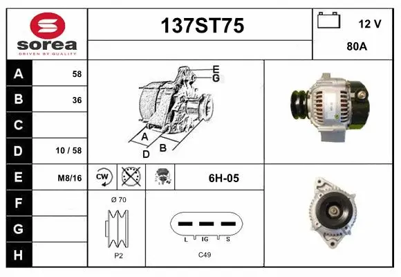 Alternator (137ST75)