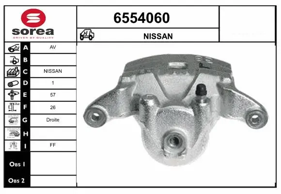 Brake Caliper (6554060)