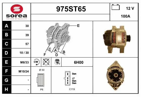 Alternator (975ST65)