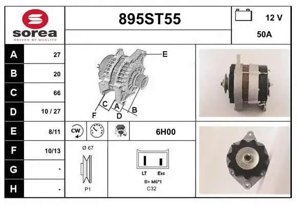 Alternator (895ST55)