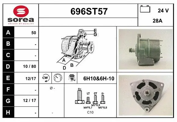 Alternator (696ST57)