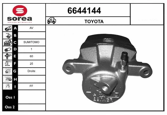 Brake Caliper (6644144)