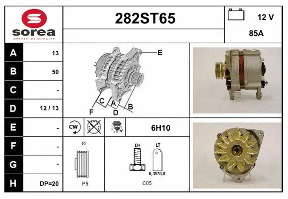 Alternator (282ST65)