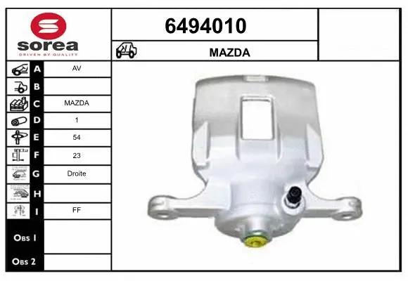 Brake Caliper (6494010)