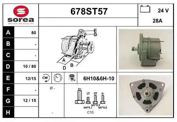 Alternator (678ST57)