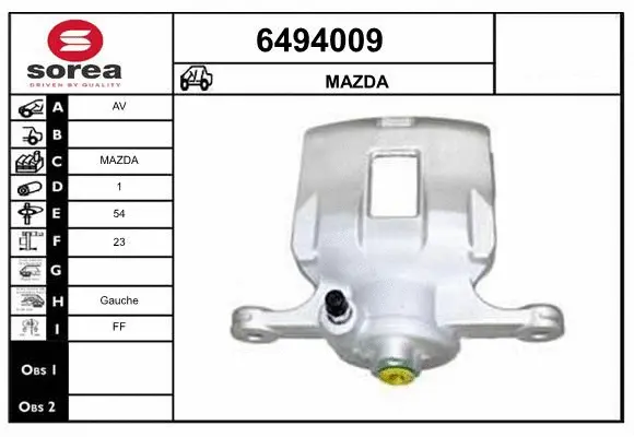 Brake Caliper (6494009)
