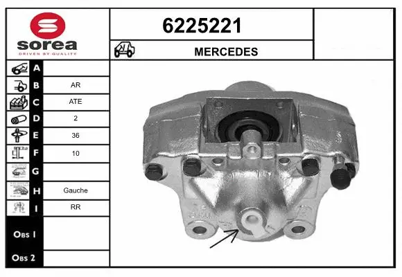 Brake Caliper (6225221)