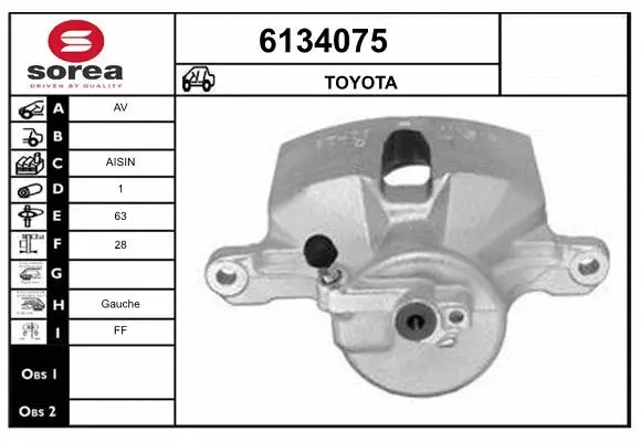 Brake Caliper (6134075)