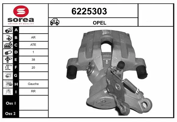 Brake Caliper (6225303)