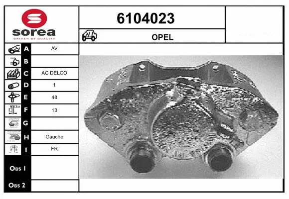 Brake Caliper (6104023)