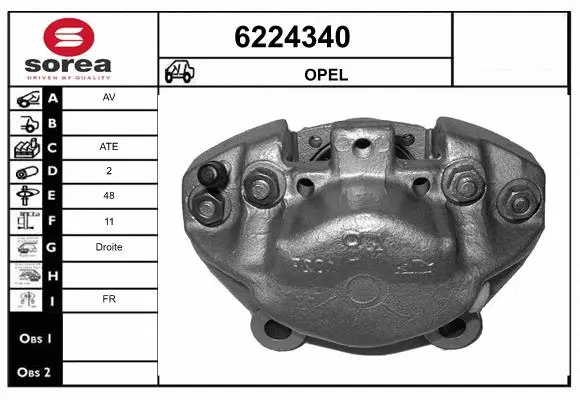 Brake Caliper (6224340)