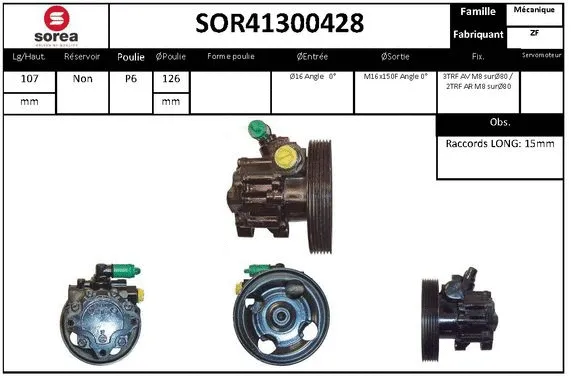 Hydraulic Pump, steering (SOR41300428)