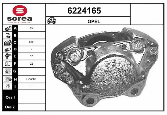 Brake Caliper (6224165)