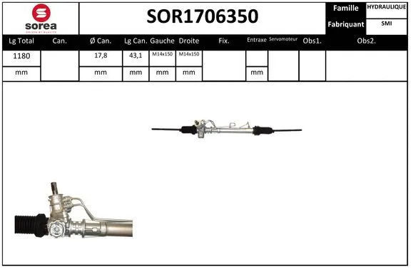 Steering Gear (SOR1706350)