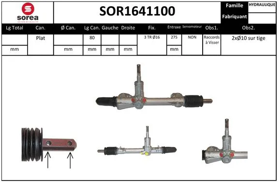Steering Gear (SOR1641100)
