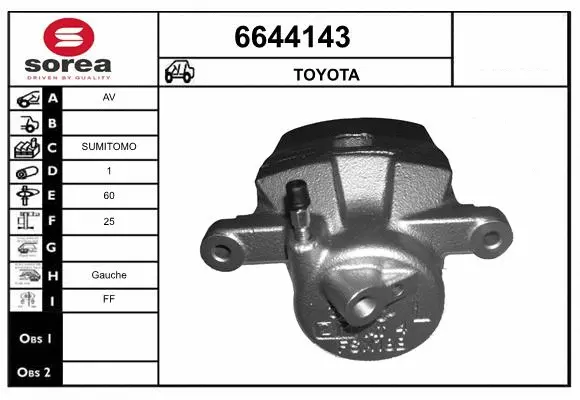 Brake Caliper (6644143)