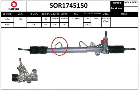 Steering Gear (SOR1745150)