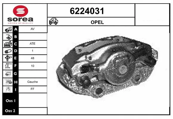 Brake Caliper (6224031)
