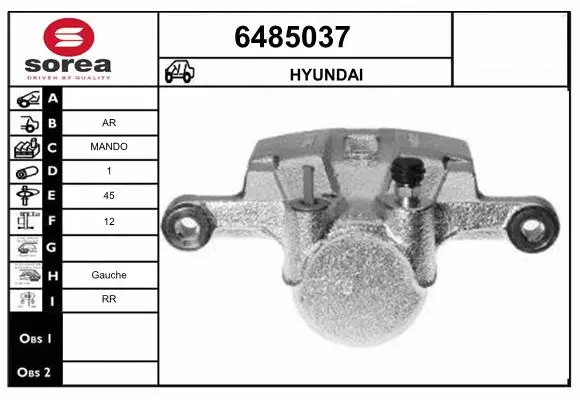 Brake Caliper (6485037)