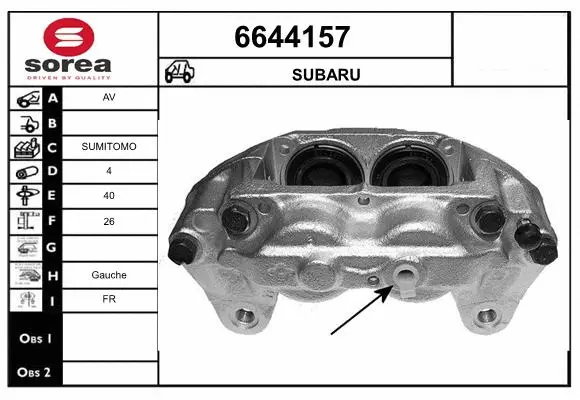 Brake Caliper (6644157)