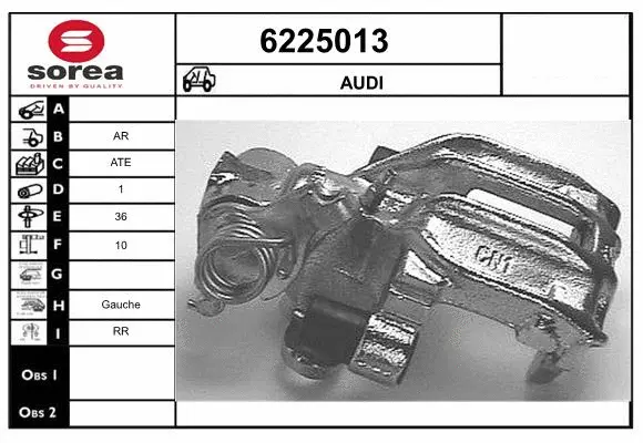 Brake Caliper (6225013)