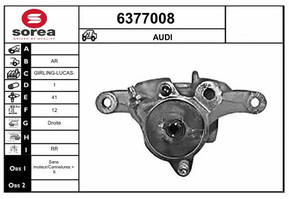 Brake Caliper (6377008)