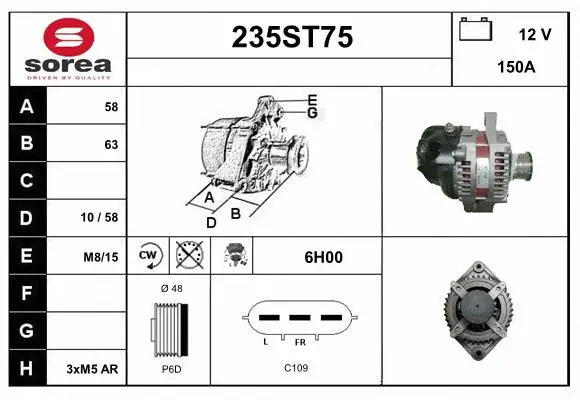 Alternator (235ST75)