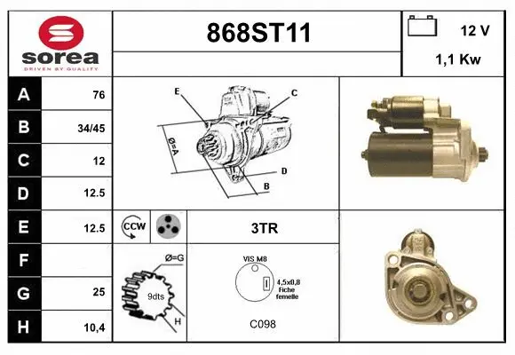 Starter (868ST11)
