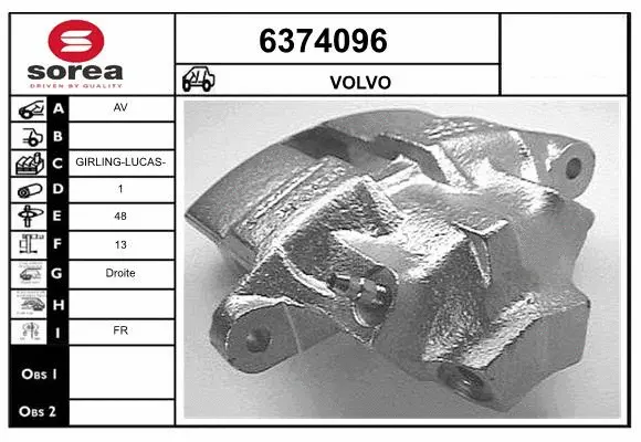 Brake Caliper (6374096)