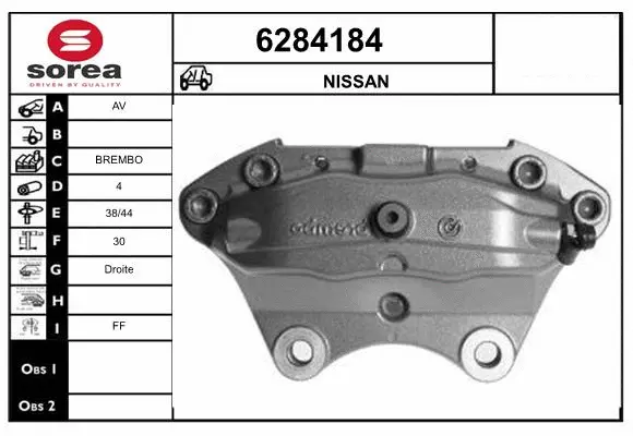 Brake Caliper (6284184)