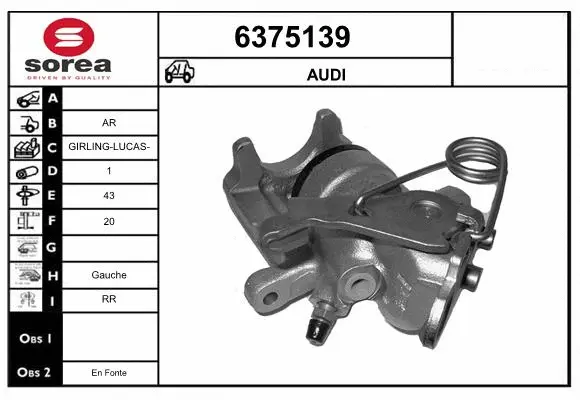 Brake Caliper (6375139)