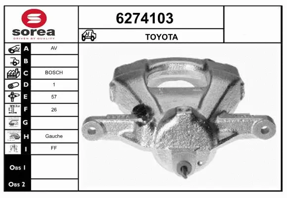 Brake Caliper (6274103)