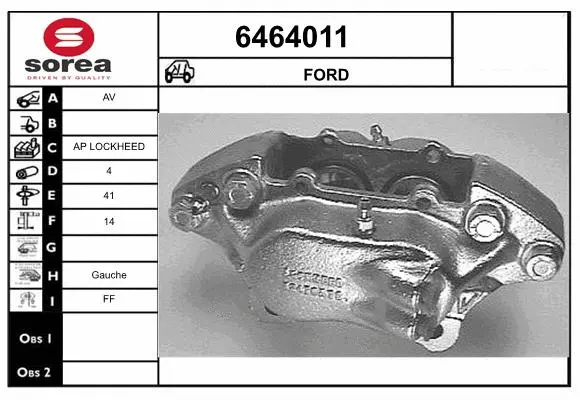 Brake Caliper (6464011)