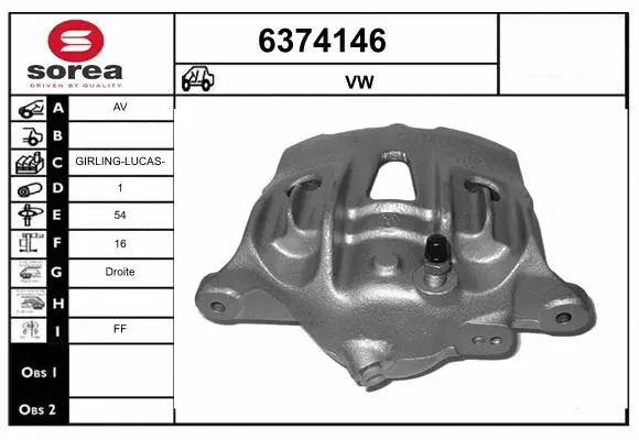 Brake Caliper (6374146)