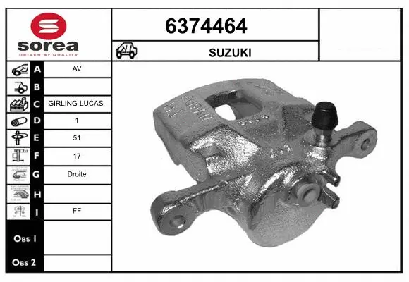 Brake Caliper (6374464)