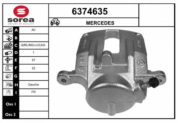 Brake Caliper (6374635)