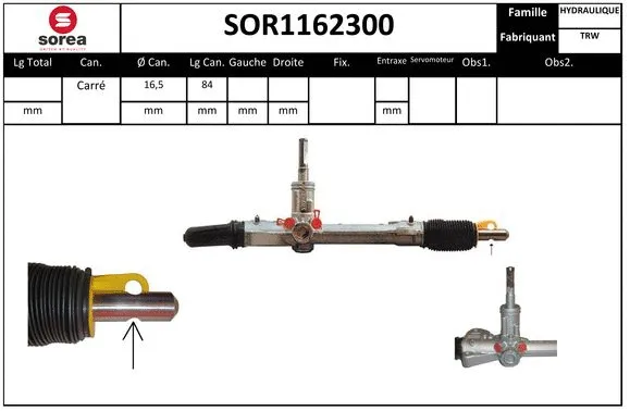 Steering Gear (SOR1162300)
