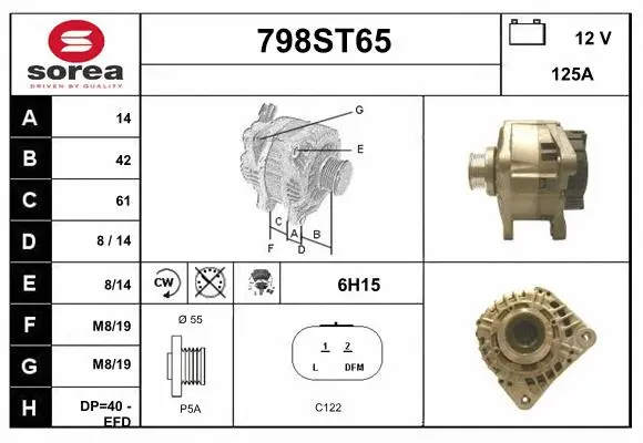 Alternator (798ST65)