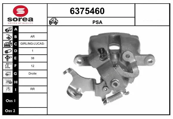 Brake Caliper (6375460)