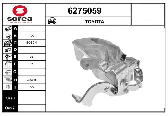 Brake Caliper (6275059)