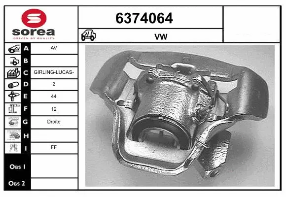 Brake Caliper (6374064)