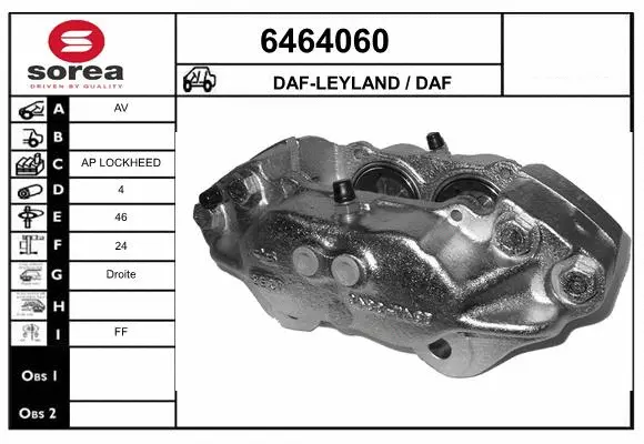 Brake Caliper (6464060)