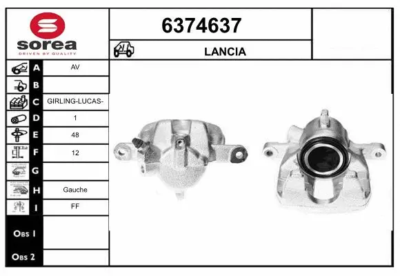 Brake Caliper (6374637)