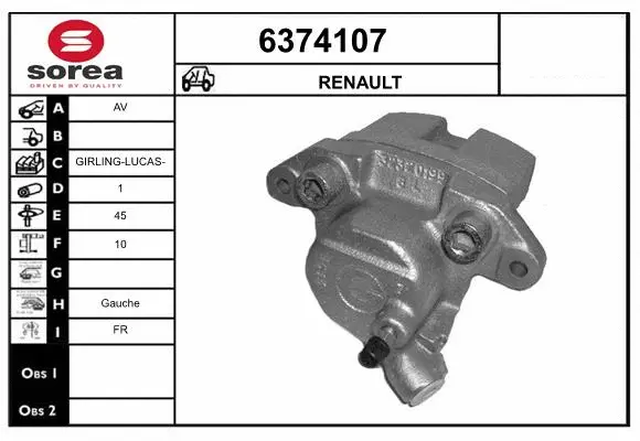 Brake Caliper (6374107)
