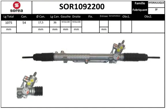 Steering Gear (SOR1092200)
